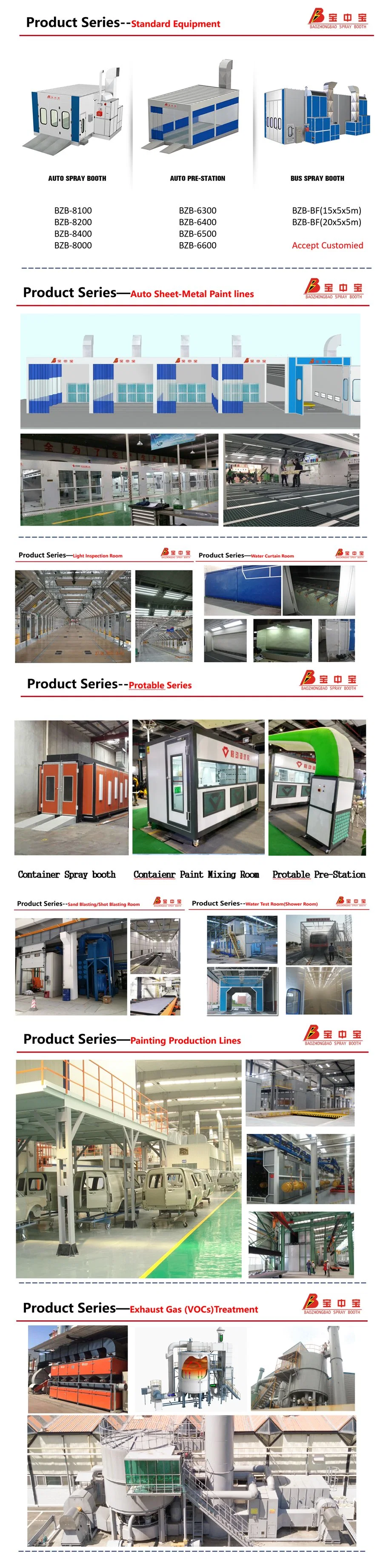 Train and Rail Paint Booth Painting Chamber for Railway Carriage