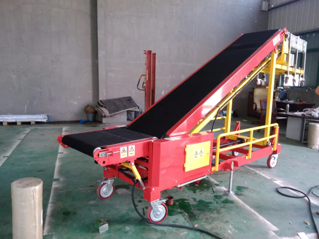 Motorized Loading/Unloading Belt Conveyor&Powered Roller Conveyor System