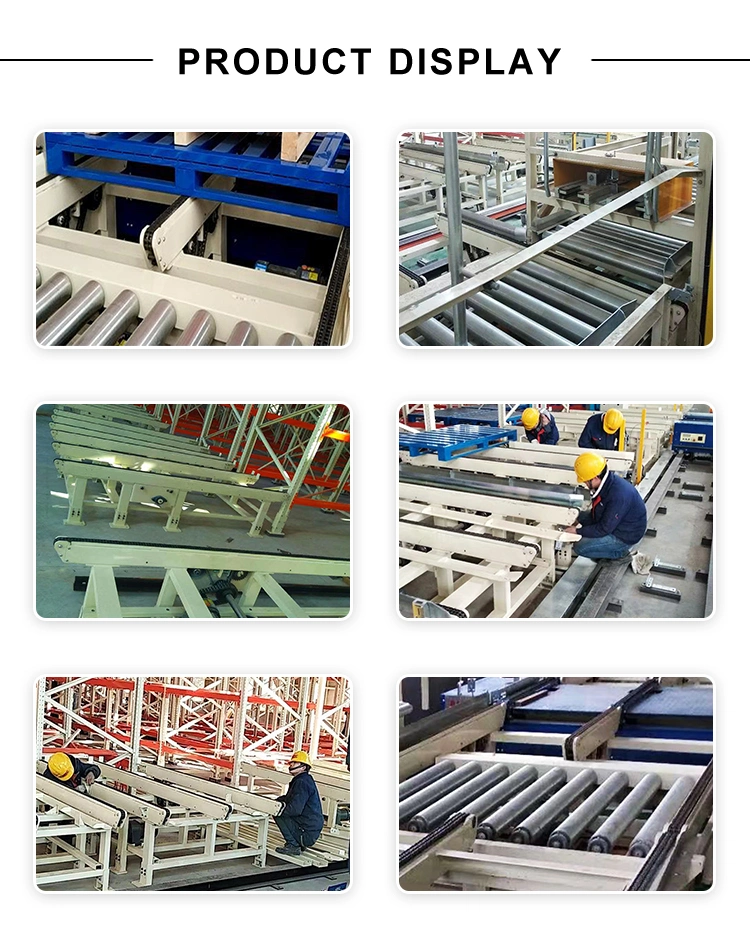 Intelligent Warehouse System Economic Type Flexible Roller Conveyor Power Warehouse Expandable Telescopic Flexible Roller Conveyor with Rgv